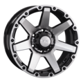 Колёсный диск LS 8x17/6x139,7 ET20 D106,1 874 BKF (конус, Колпак+лого)