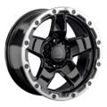 Колёсный диск LS 9,5x18/6x139,7 ET5 D106,1 1371 BKL (конус, Колпак+лого)