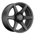 Колёсный диск LS 8,5x17/6x139,7 ET25 D106,1 800 BKF (конус, Колпак+лого)