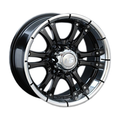 Колёсный диск LS 8x16/6x139,7 ET10 D107,1 161 BKL (конус, Колпак+лого)