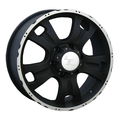 Колёсный диск LS 7,5x18/6x139,7 ET35 D77,8 214 BKF (Колпак+лого)