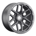 Колёсный диск LS 9,5x18/6x139,7 ET0 D106,1 1362 BK (конус, Колпак+лого)