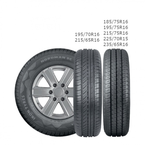 Летняя шина 215/65R16C 109/107T Nordman SC TL, фото